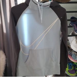 Nike therma-fit sweatshirt pull over top shirt jacket coat S EUC